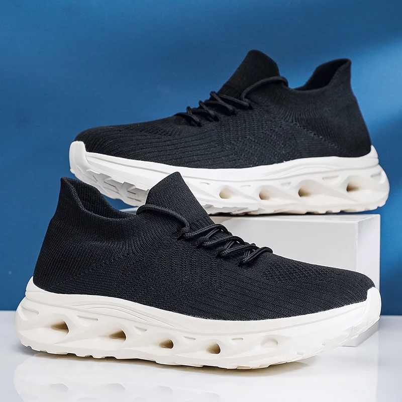 

Жаркие летние носки, кроссовки, мужские дышащие широкие босиком носки, мужская обувь на легкой платформе, мужская повседневная спортивная обувь, большие размеры 46