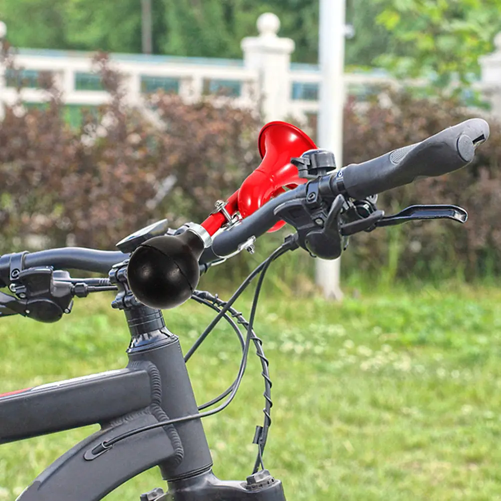 

2Pcs Road Bike Horn Retro Look Long-Lasting Anti-Aging Loud Horn for Bicycle Handlebar Outdoor Commuting Essential