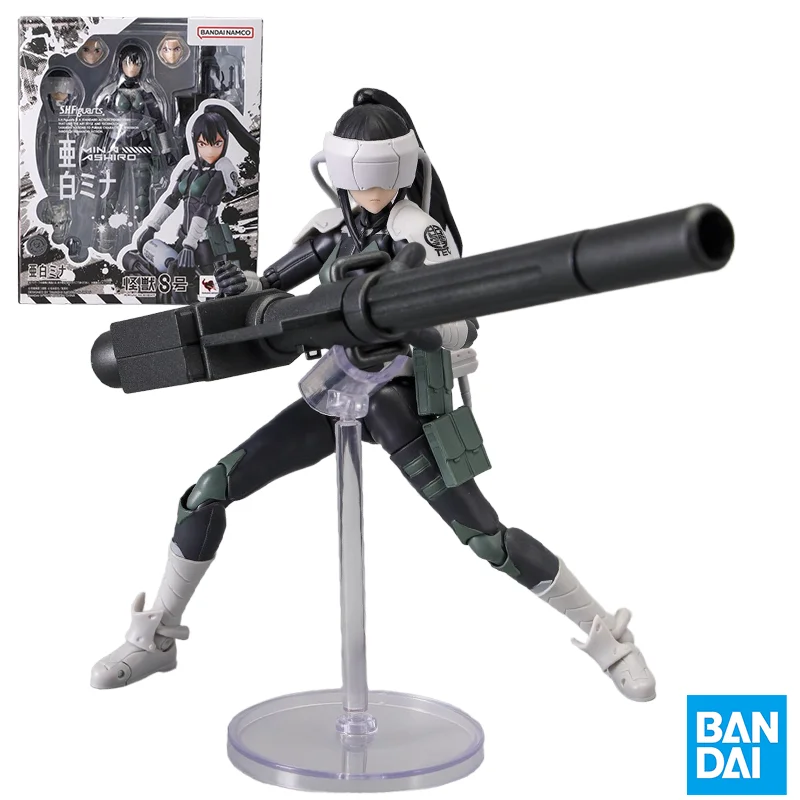 

Bandai Original Genuine S.H.Figuarts KAIJU NO8 MINA ASHIROAnime Action Figure Assembly Model Toys Collectible Model Ornament