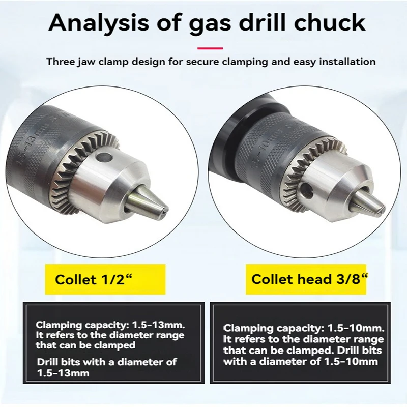 Powerful Pneumatic Straight Air Drill Deceleration Large Torque Air Drill Drilling Machine Tapping Machine