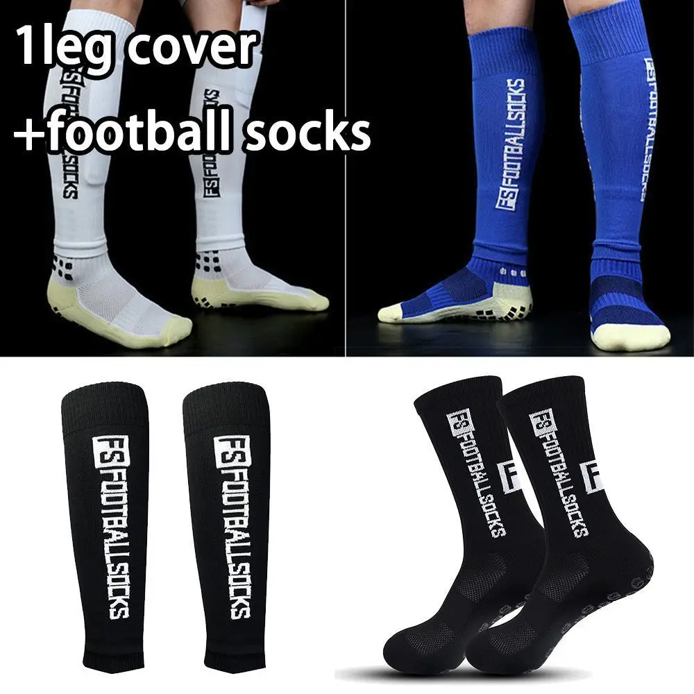 

Professional Football Socks Mid Cushion Anti Slip Silicone Grip Unisex Training Sports Socks