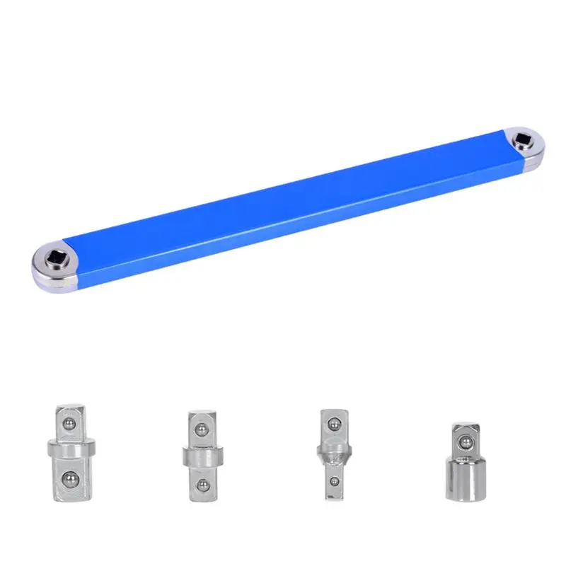 ad23-コンパクト多機能インパクトソケット＆ラチェットレンチ、オフセット使用用アダプターヘッドエクステンション4個付き