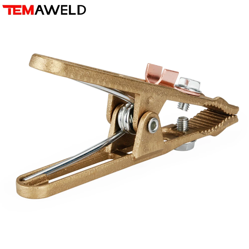 Imagem -04 - Ground Welding Earth Clamp For Welding Machine Suporte do Cabo Latão Material Uma Forma Corpo de Cobre Completo Atacado Novo 260a