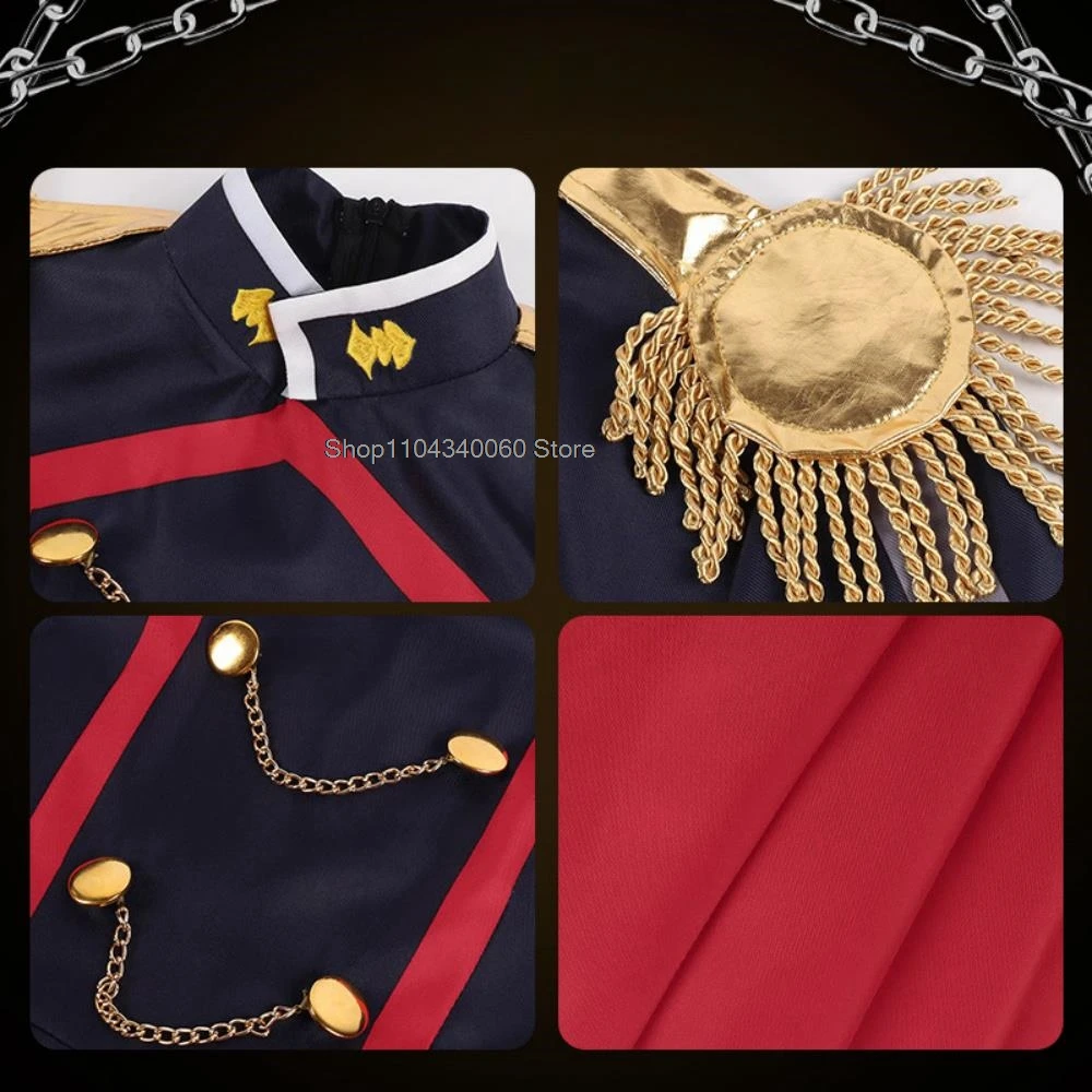 Yamashiro Ren Косплей Аниме Mato Seihei No Slave Косплей Костюм Женская Униформа Юбка Костюм Парик Вечеринка Ролевые Игры Одежда Униформа