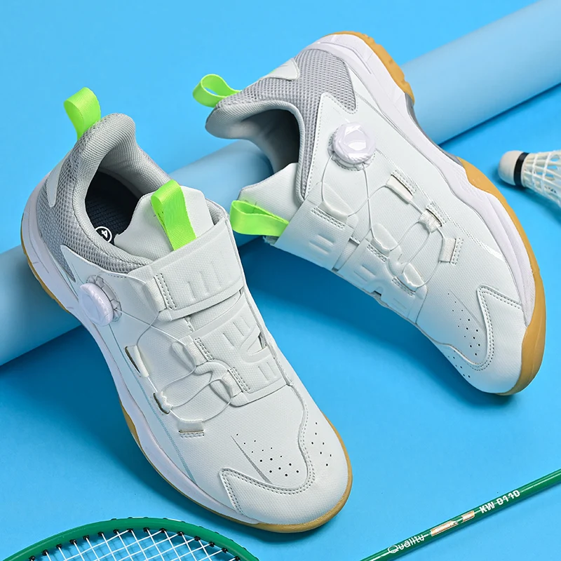 Sepatu bulutangkis profesional pria wanita, sepatu kets Badminton profesional antiselip, sepatu latihan nyaman luar ruangan