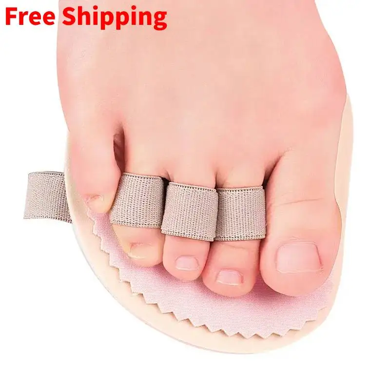 2Piece Hammer Toe Straightener Cushions Corrector For Curled Fingers Corrector Foot Pain Relief Separator Gel Support Pad Guard