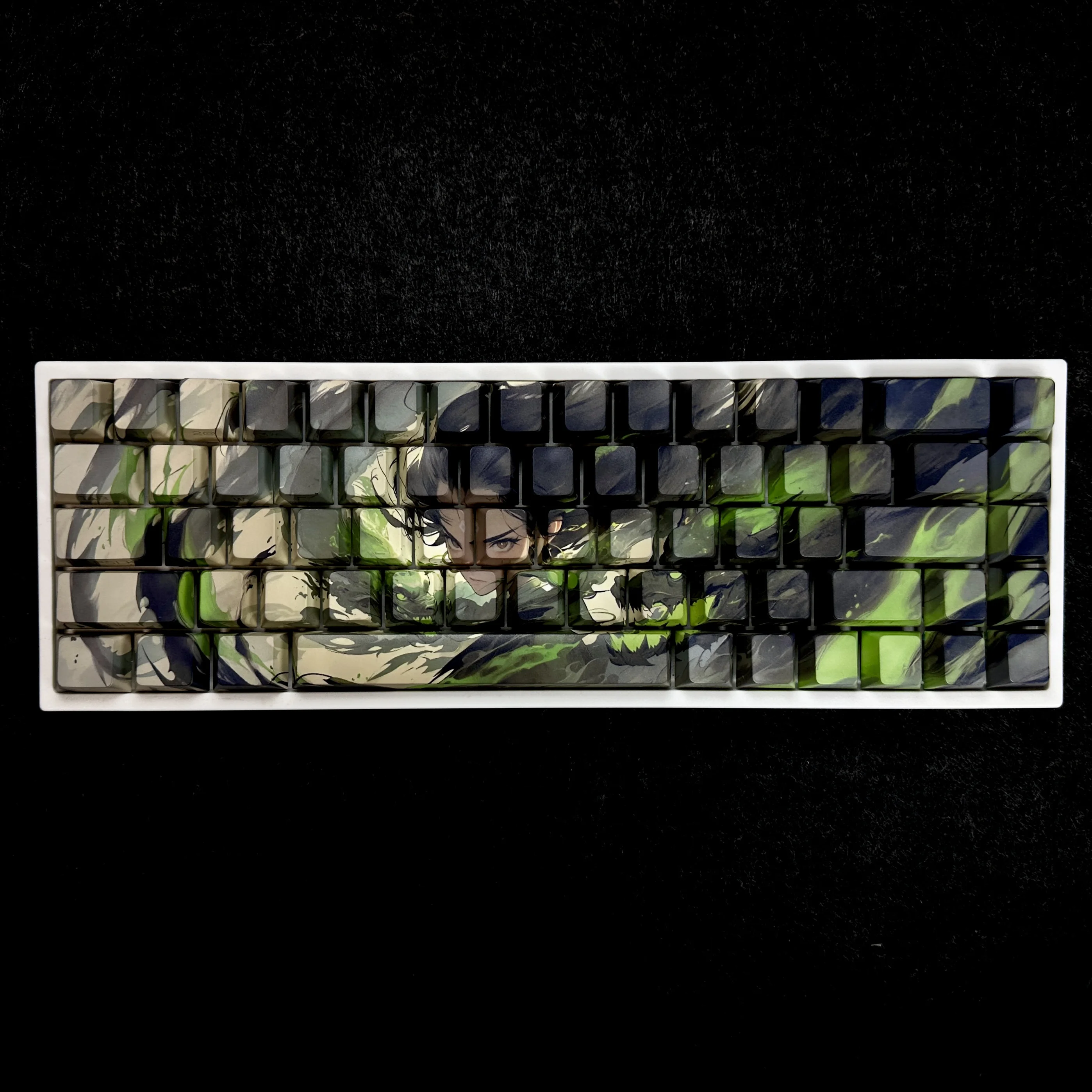 

Тема Guofeng, оригинальный заводской высокосублимированный материал из ПБТ, 93, клавиши, боковая прозрачная/без гравировки коробки для клавиш