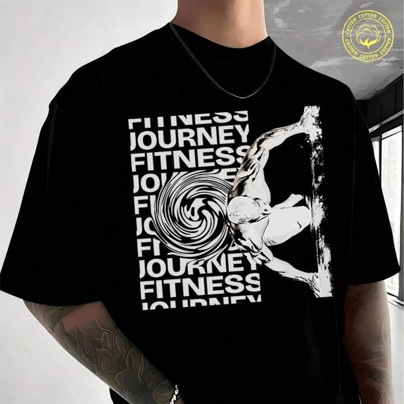 

Man Doing Push Ups Design Moto Cotton T-Shirt For Riders Men's And Women's Fashion Casual High Quality O-Neck Tshirt Tee 2026