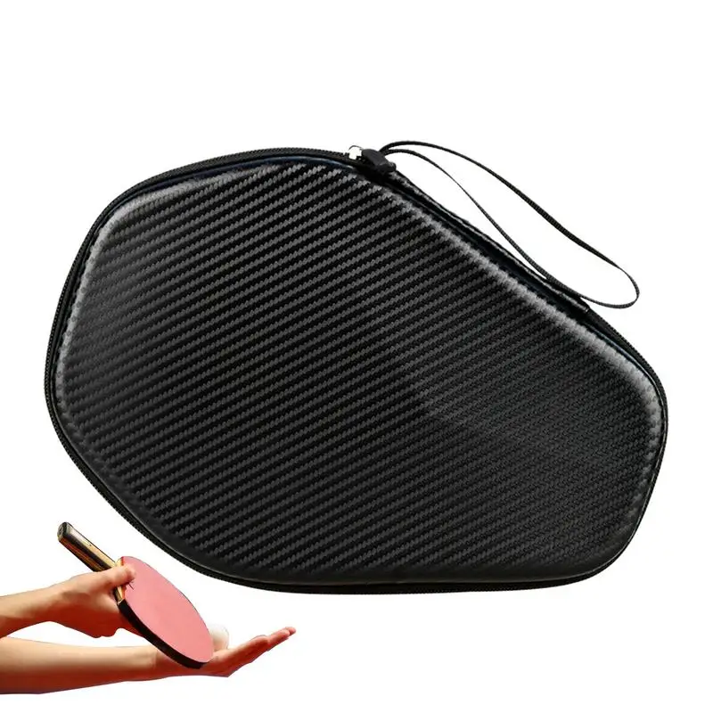 Table Tennis Paddle Case Racket Paddle Storage Case Waterproof Fabric Storage Case Holder For Table Tennis Players Enthusiasts