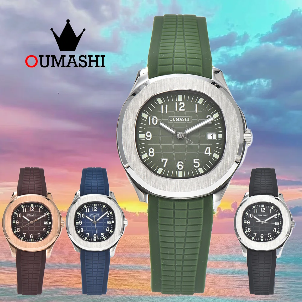 

NH35 automatic movement watch 40mm stainless steel case sapphire glass watch casual minimalist style 100 meter waterproof watch