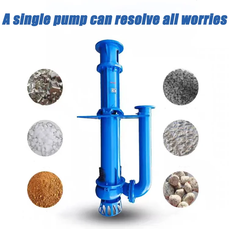 مضخة مياه الصرف الصحي الغاطسة، مضخة طرد مركزي عمودية أحادية المرحلة لضخ الحمأة من مياه الصرف الصحي.