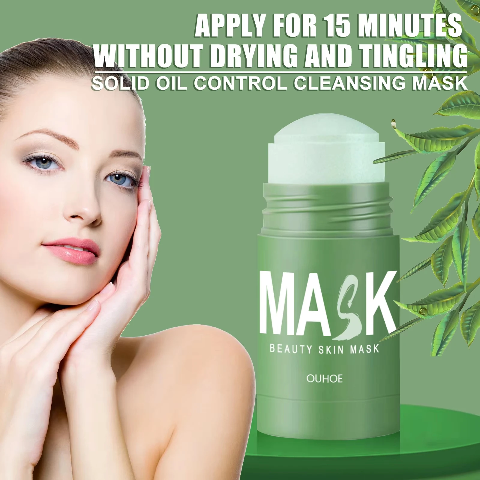 Masker Stik Teh Hijau Bebas No - Mud Mask Kaolin ulasan dan harga