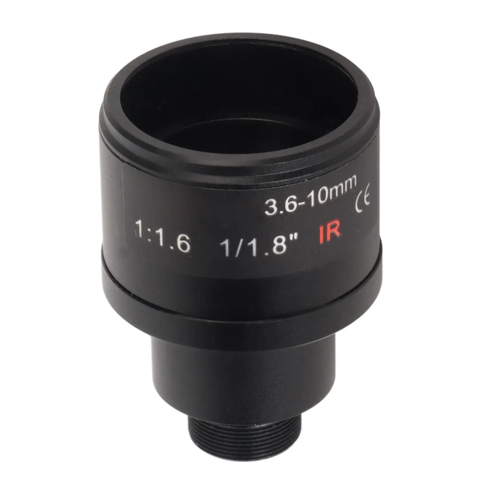 3.6-10mm Manual Focus Camera Lens F1.6 M12 Mount Optical Glass Zoom Lens for ahd Cameras