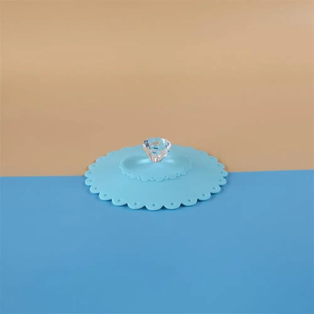 1 pz carino coperchio della tazza in silicone resistente al calore a prova di perdite coperchio della tazza di vetro coperchio della tazza tazza di caffè antipolvere tenere al caldo il silicone