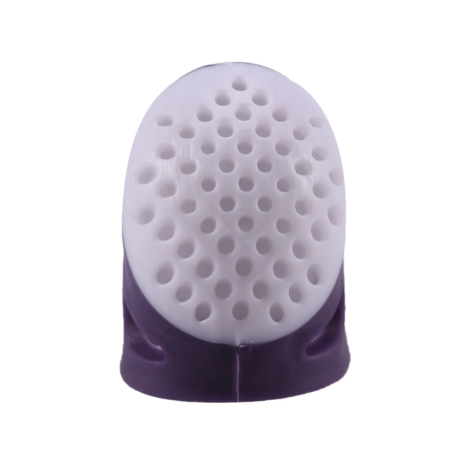 Household Sewing Diy Tools Thimble Finger Protector Quilting Craft Accessories Comfortable Non-Slip Thimble Finger（Big Purple）