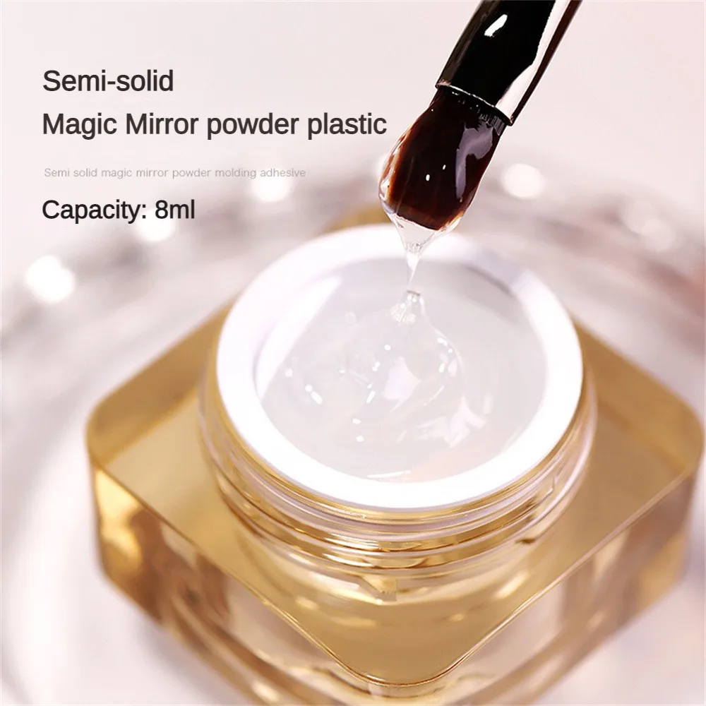 Plastic Glue Unique Formula Three-dimensional Shape Professional Nail Polish Set Rub Powder Glue Nail Glue Popular Nail Polish