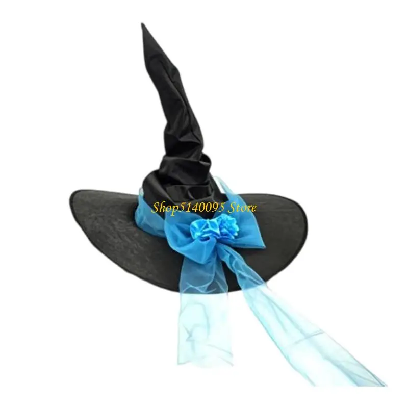 Chapéu bruxa larga dxae largo Capas bruxas bruxa Bruxas Bruxas Bruxas Bruxas Chapéu Halloween Cosplay Fantas