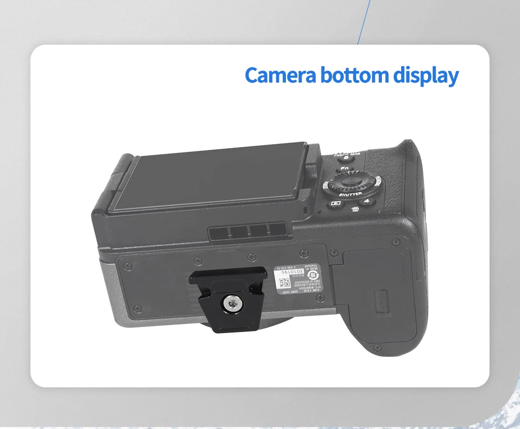 FX3 FX30 Kamera Half Cage Rig für Sony SLR Schutzrahmen 1/4 3/8 Kaltschuh Schnellspanner V-Lock Stativ Stabilisatorhalterung – Detail 7