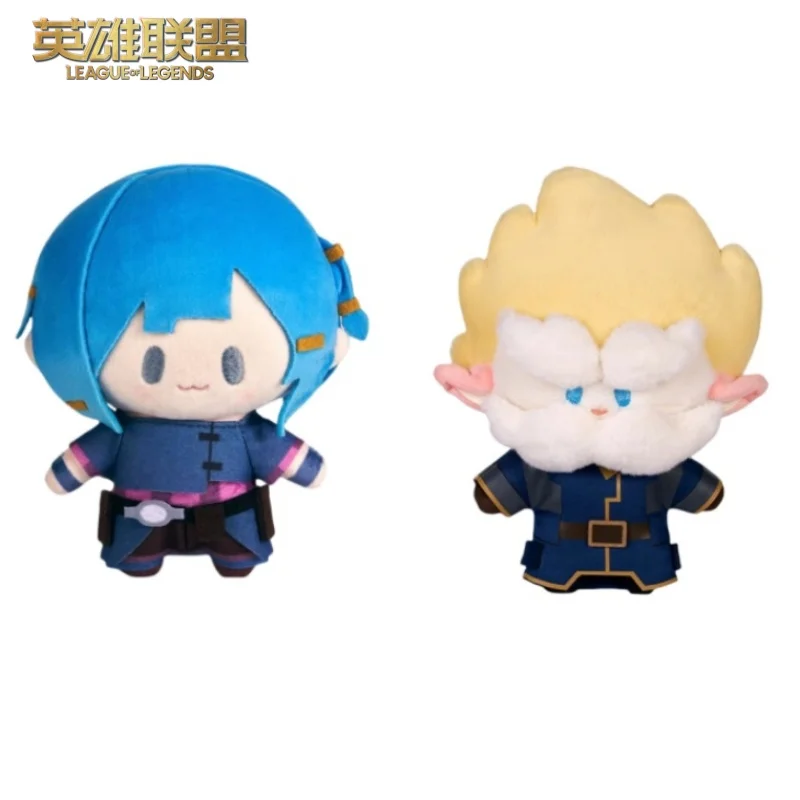 

In Stock Original Genuine Lol Bilibili Jinx Heimerdinger 15cm Anime Portrait Plush Toys Cute Anime Collection Gifts Toys
