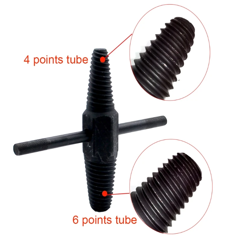 3pcs 1/2 Inch 3/4 Inch Wire Screw Extractor Broken Water Pipe Thread Repair Tap Set High Carbon Steel Remover Manual Tools Multi