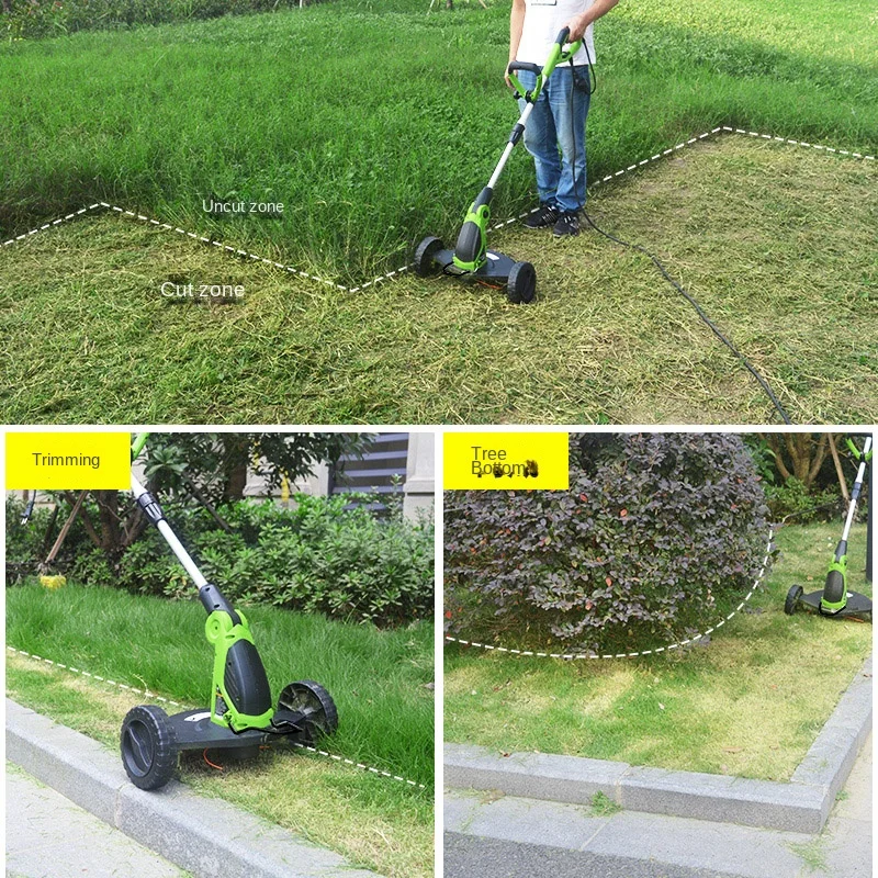 Weeding machine, electric lawn mower, lawn trimmer, small household plug-in lawn mower, lawn mower