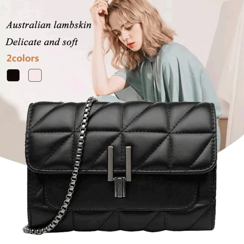 Small Square Bag Ladies Fragrance Lingerie Chain Bag Single Shoulder Slanting Cross Women's Bag Yankee Crossbody Women's Bag