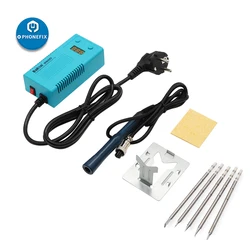 BAKON BK950D 50W Electric Digital Soldering Station with T12 Welding Iron Tips for Phone Tablet PC Circuit Board Soldering Tools