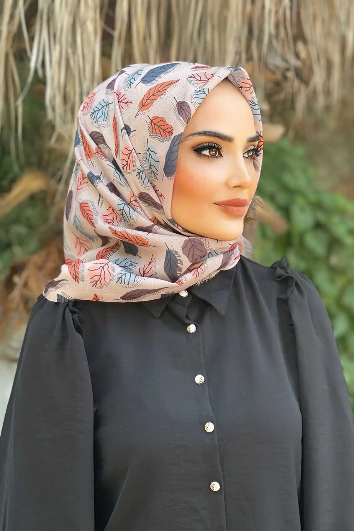 Women's Cotton Print Shawl Scarf Modern Islamic Muslim Women 'S Head Scarf Hijab for Women Islamic Hijab scarf Turbans Bayan