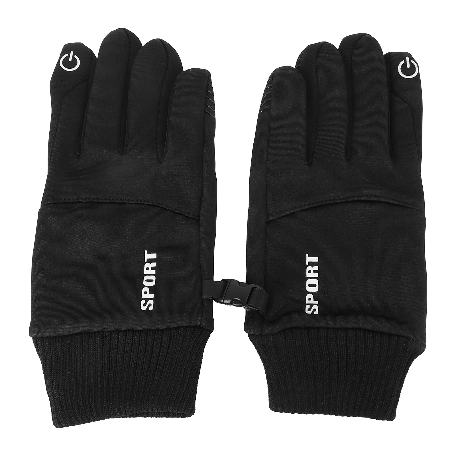 

1 пара водонепроницаемых теплых перчаток из нейлоновой ткани высокой плотности, с сенсорным экраном, для большого и указательного пальцев, противоскользящие, износостойкие, для зимних видов спорта