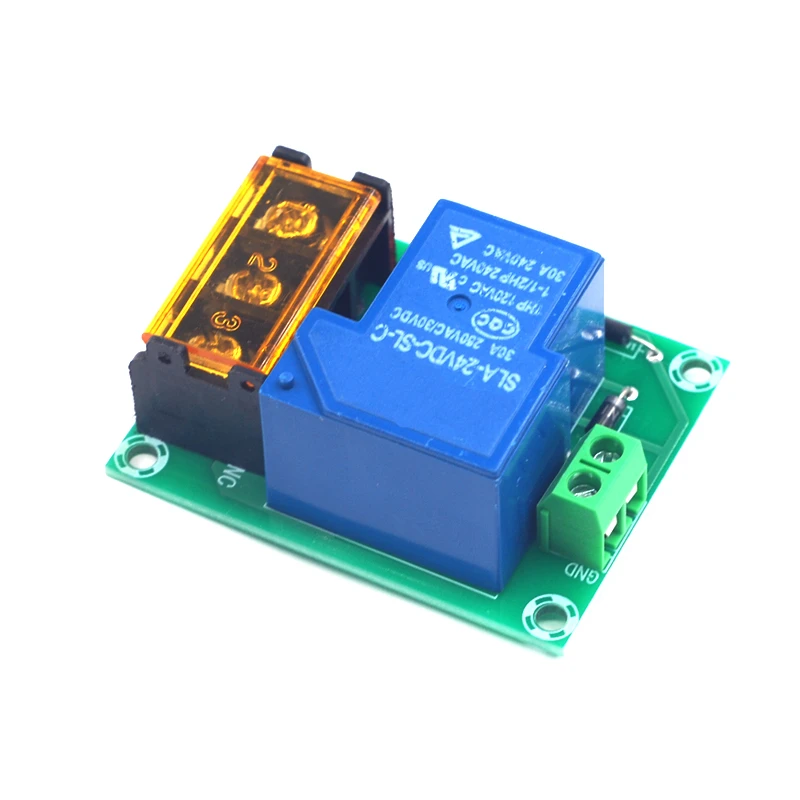 XH-M175 modul relay biasanya terbuka dan biasanya ditutup 30A output relay arus tinggi 5V 12V 24V power supply