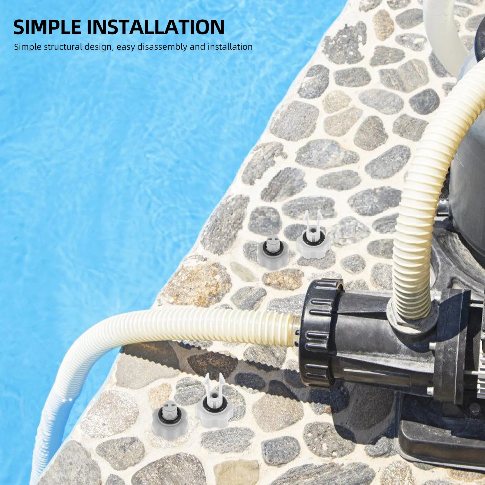 

Комплект уплотнительных колец из ПВХ для насосов бассейнов, фильтров, долговечные запчасти для уплотнения, комплектующие для бассейнов