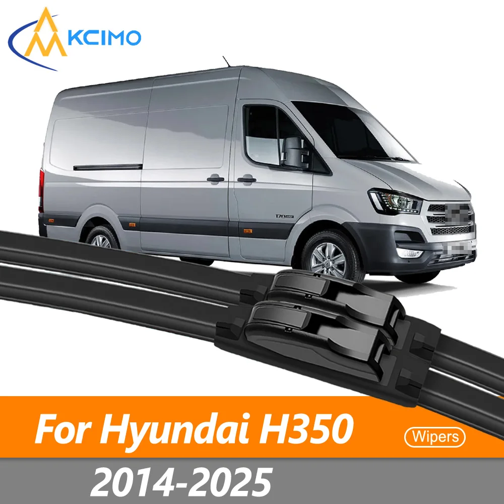 2 шт./компл. дворники переднего стекла для Hyundai H350 2014-2025 Hyundai Solati, тихие, без полос, прочные, долговечные, легкая установка