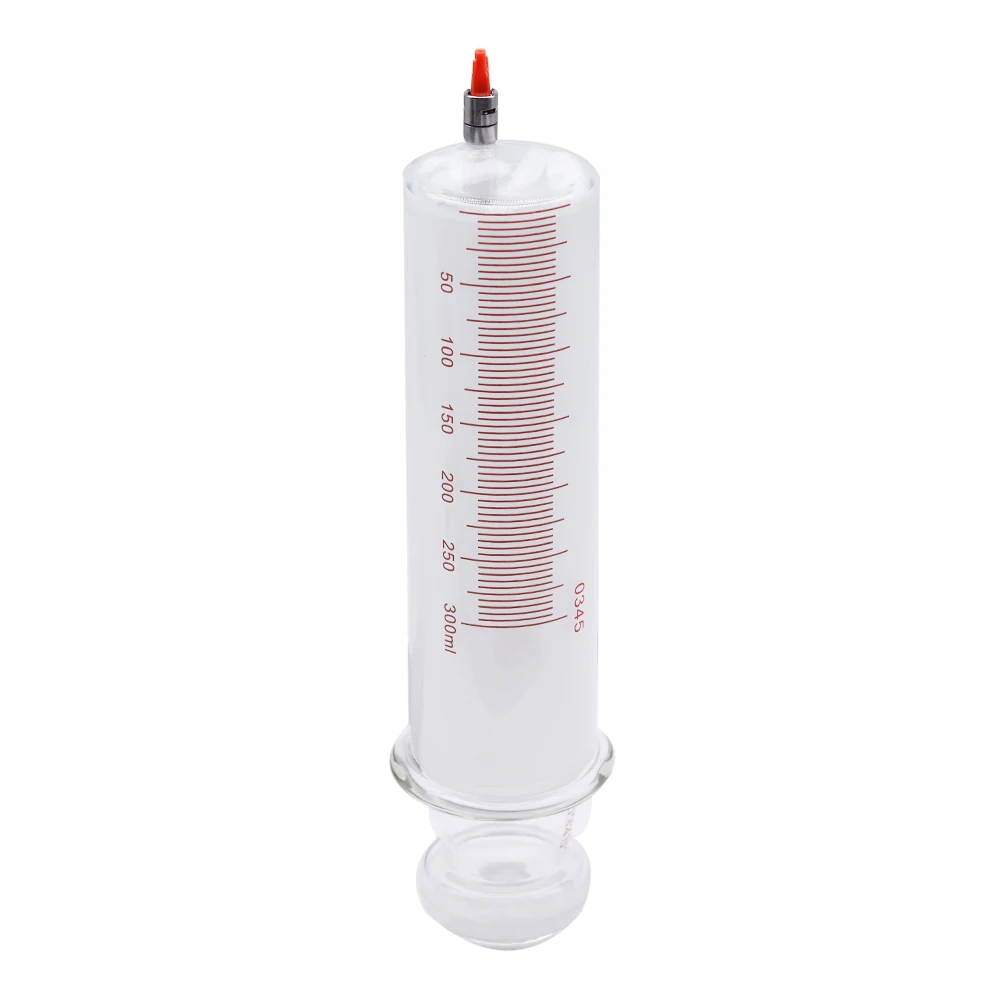 150ml/200ml/250ml/300ml/500ml/1000ml All Glass Syringes Large sausage device Glass sample extractor Glass Injector large caliber