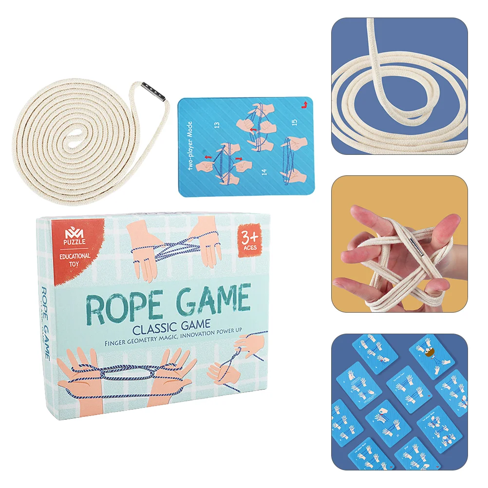 

Braided Rope Educational Toys Finger Game Hand Creative Cradle Cooperative Games Chinese Weaving