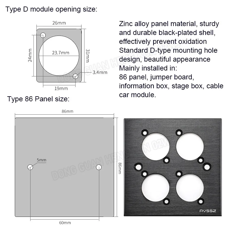 1ks D typ multifunkční datový modul konektor HDMI HD lanko bovdenu VGA DB9 řadový levý bok lodi XLR DIY informace box/86 panel/jumper deska