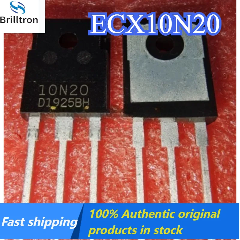 1-5PCS ECX10N20 10N20 TO247 10A 200V Imported New High-Power Field Effect Brand New Original in Stock , Fast Shipping.