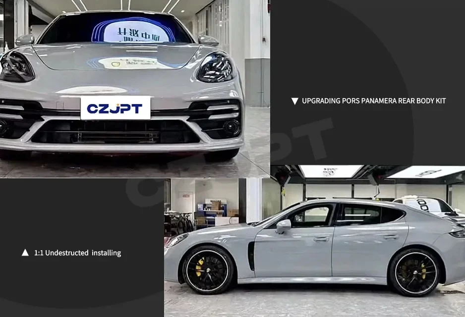 Комплект кузова Facelift из полипропилена для porsche panamera 2009-2016 от 970 до 2021-2023 971.2 Обновленный комплект кузова Panamera