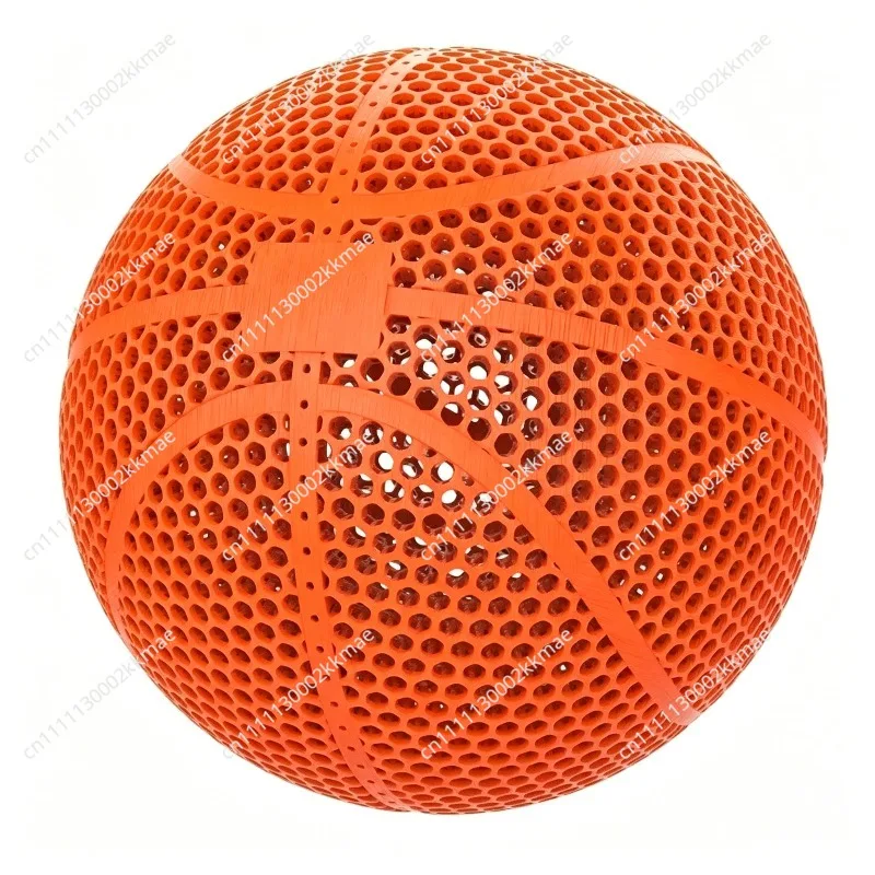 Airless 3D Printed Basketball PLA-HR 1.75mm, Multi-Size Noise Reduction Ball for Kids Birthday Gift