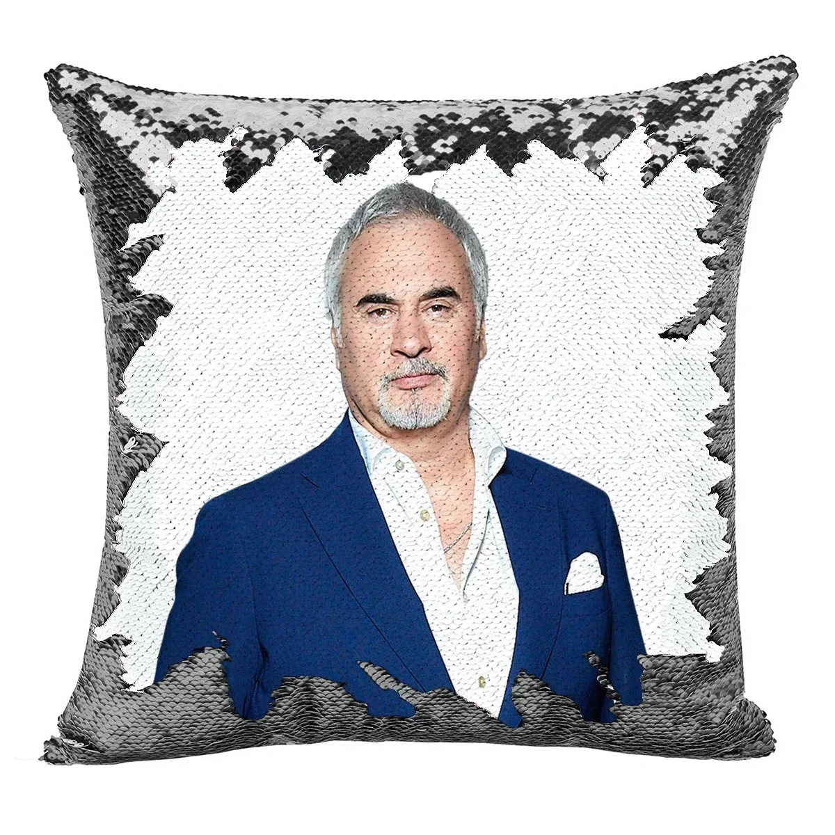 Valery Meladze 40x40cm Cushion  Glitter Mermaid Sequin Throw Soft Pillow  Reversible Luxury Sofa Pillow For Home Decor Changing