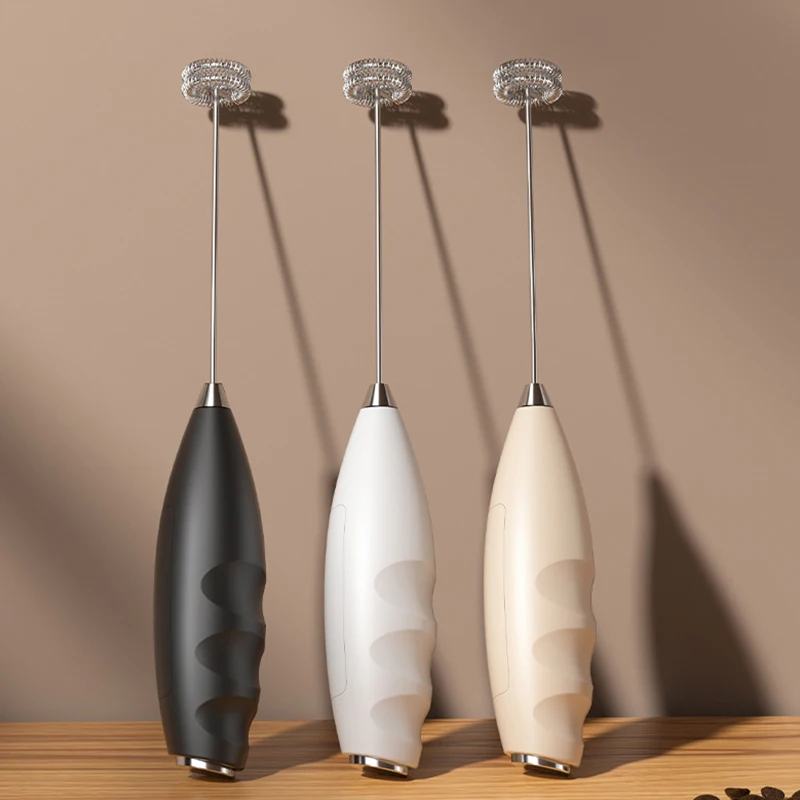 電動ミルク泡立て器ハンドヘルド電動ミキサーラテコーヒーチョコレート卵ビーター電動ミキサー家庭用コーヒーツール電動