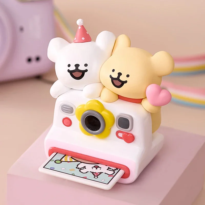 PLZDOT maltés hacer una serie de memoria caja ciega juguetes Kawaii Anime figura de acción sorpresa caja misteriosa muñecas niñas regalo