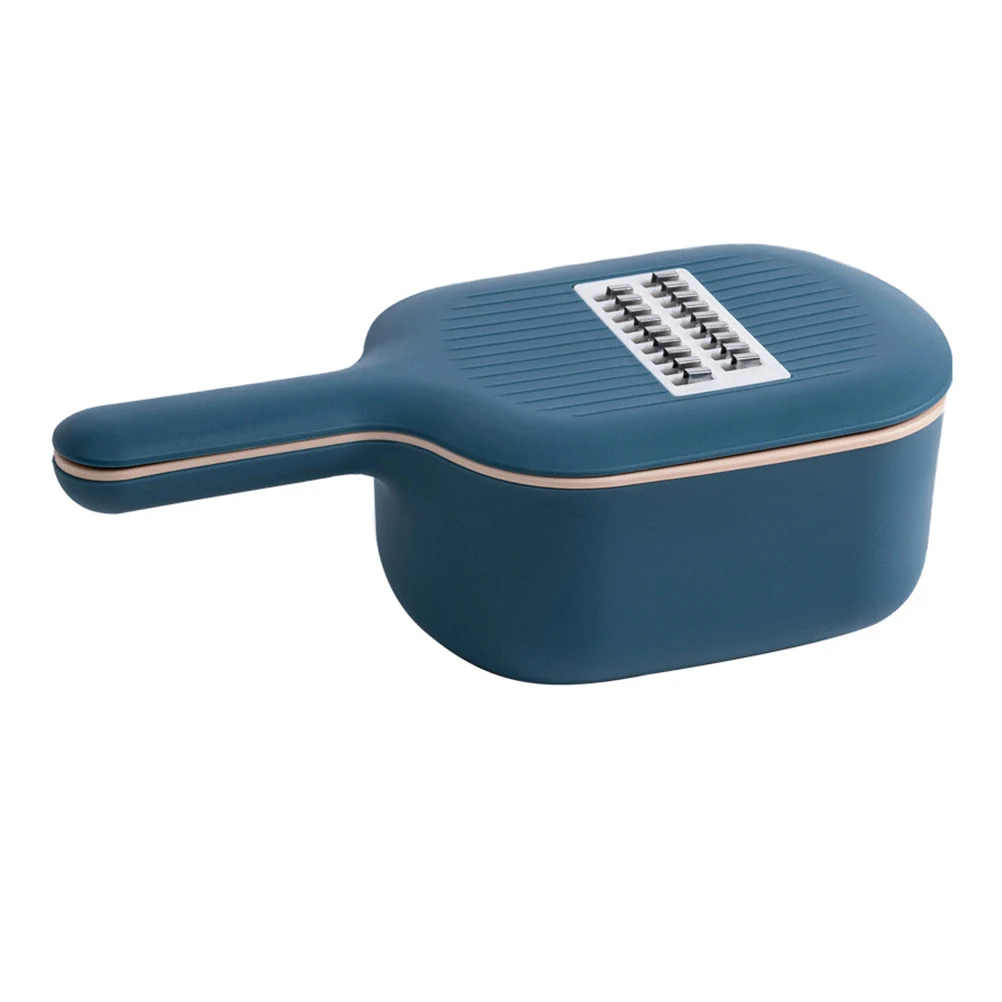 

Многофункциональный кухонный гаджет, сливная корзина, терка, контейнер для нарезки, пластиковая портативная ручка премиум-класса, бытовой инструмент для овощей