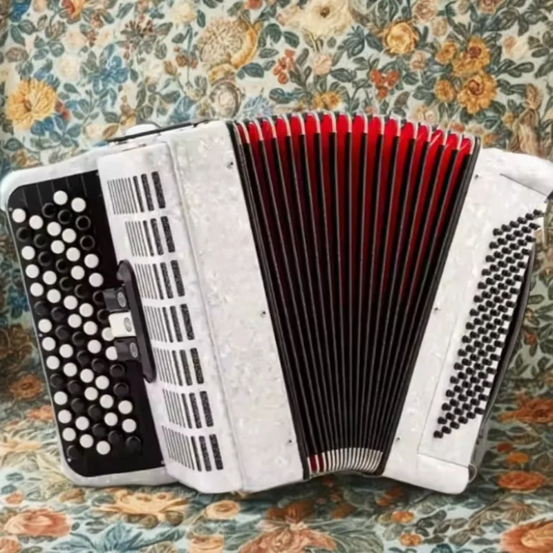 Hot Selling 96 69 Keys Diatonic Accordion Pianos Industrial Grade Customizable Support for Adults