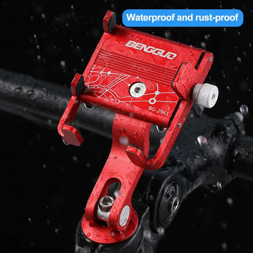 Bicycle Scooter Aluminum Alloy Mobile Phone Holder Mountain Bike Bracket Cell Phone Stand Cycling Accessories