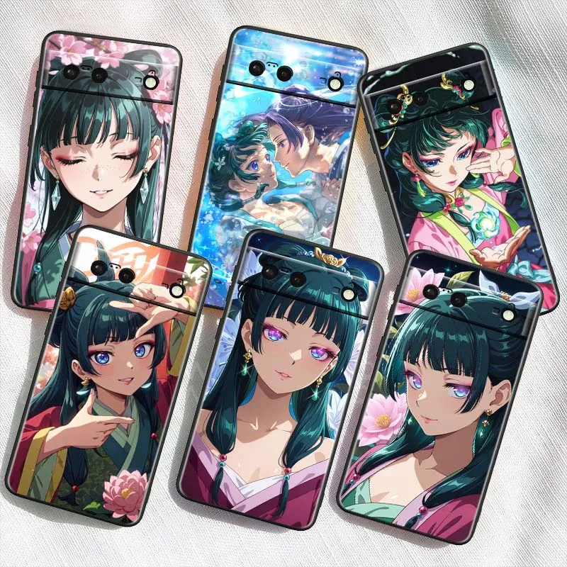 

The Apothecary Diaries Anime For Google Pixel 9a 9 8A 8 7 7A 6 6A Pro XL 2024 5G Black Soft TPU Silicone Cover Phone Case