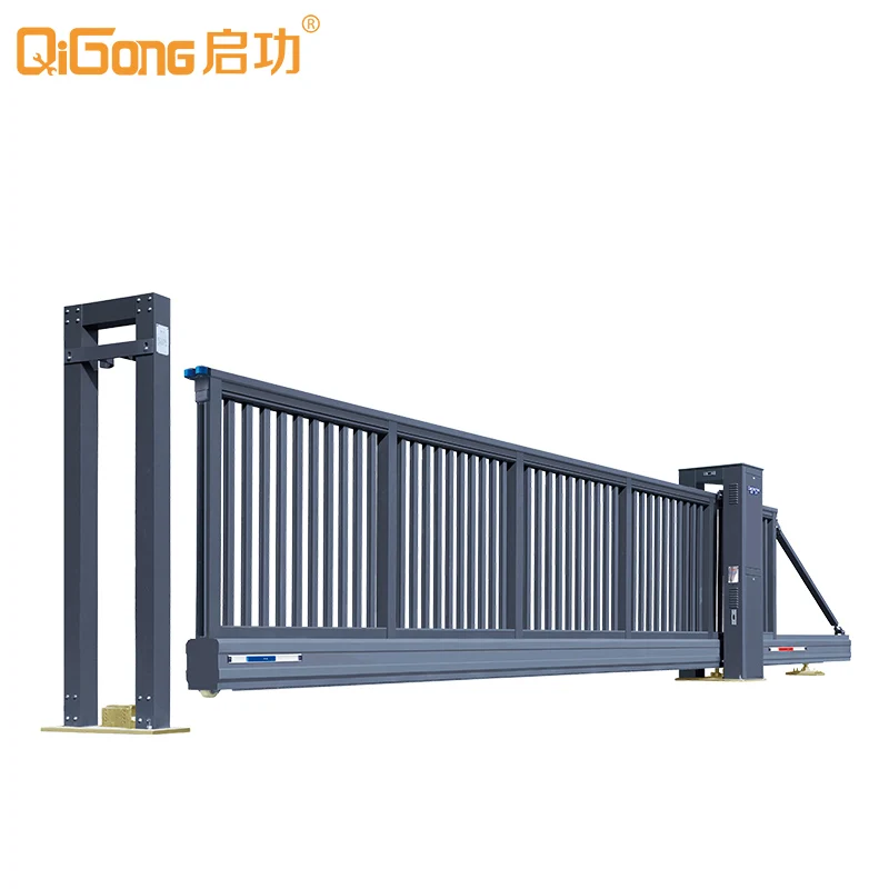 

Automatic Sliding Aluminum Suspension Industrial Gate Cantilever Gate For Factory Home Farm School Or Hotel Use