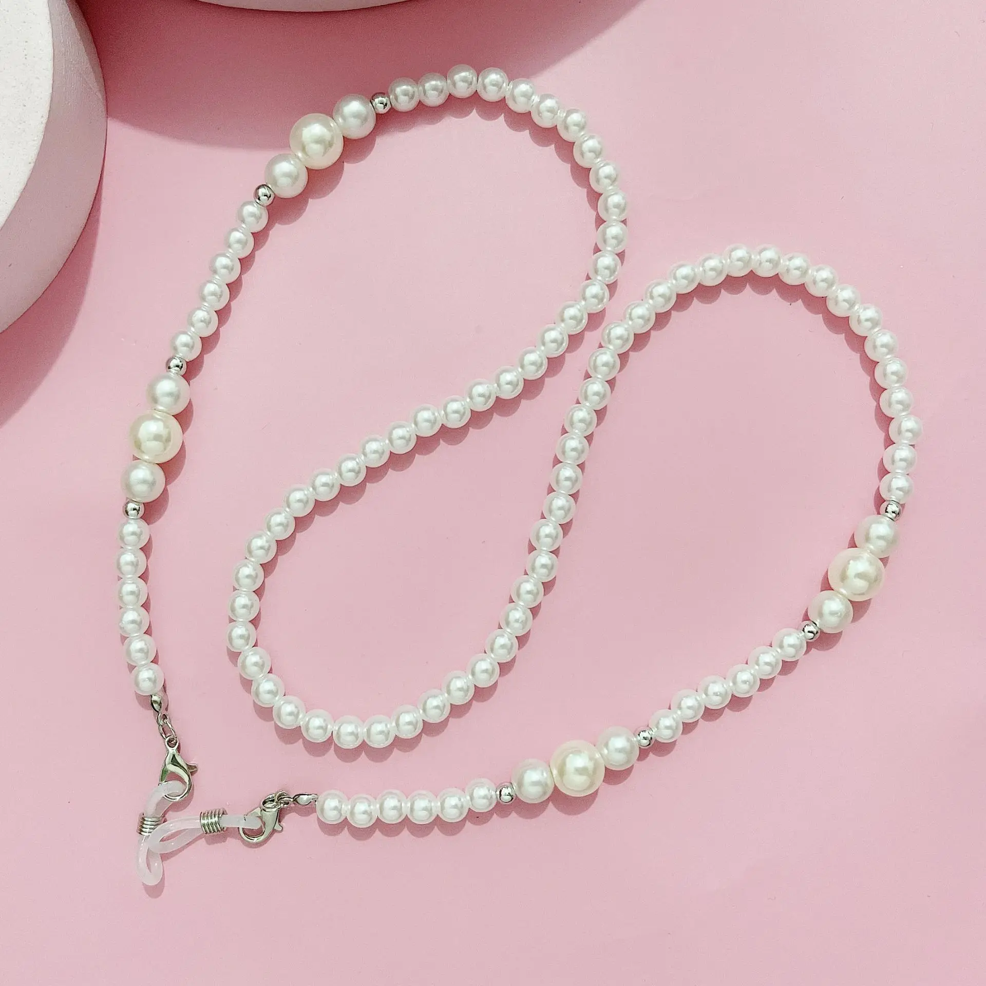 

Light luxury and simple pearl eyeglass chain for women, fashionable and versatile, multifunctional hanging chain, anti loss hang