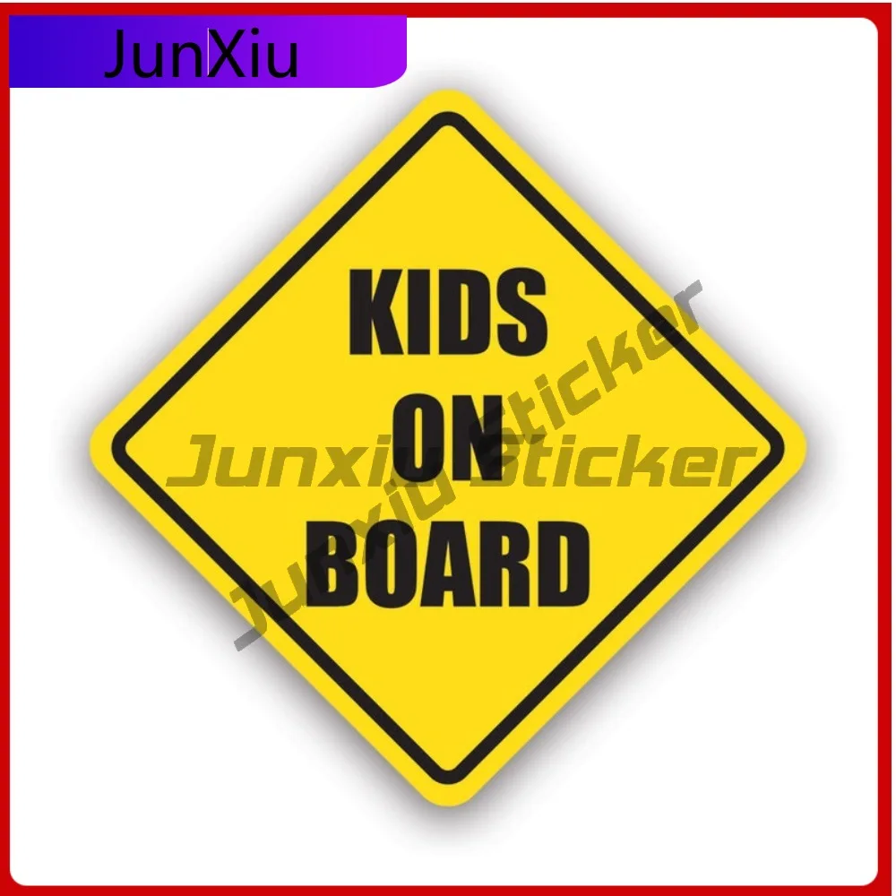 

Kids On Board Waterproof Scratch Resistant Classic For Motorcycle Bumper Helmet No Residue Removable Decoration Racing Anime