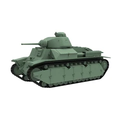 France Medium Tank APX 4 Turret & 47mm Gun MRY-SFW SS72812 1/72  25mm Military Model Kit   Miniature Static