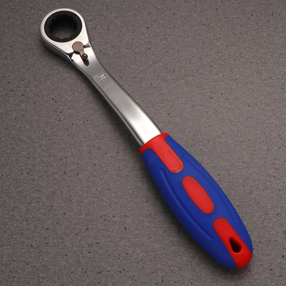 

18 MM Ratchet Wrench Super Spanner Quick Release End Ratcheting Metric Dw Round Head
